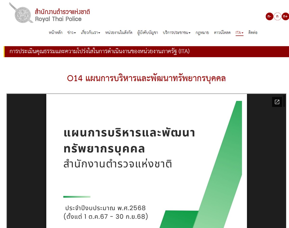 ผังโครงสร้างแผนยุทธศาสตร์